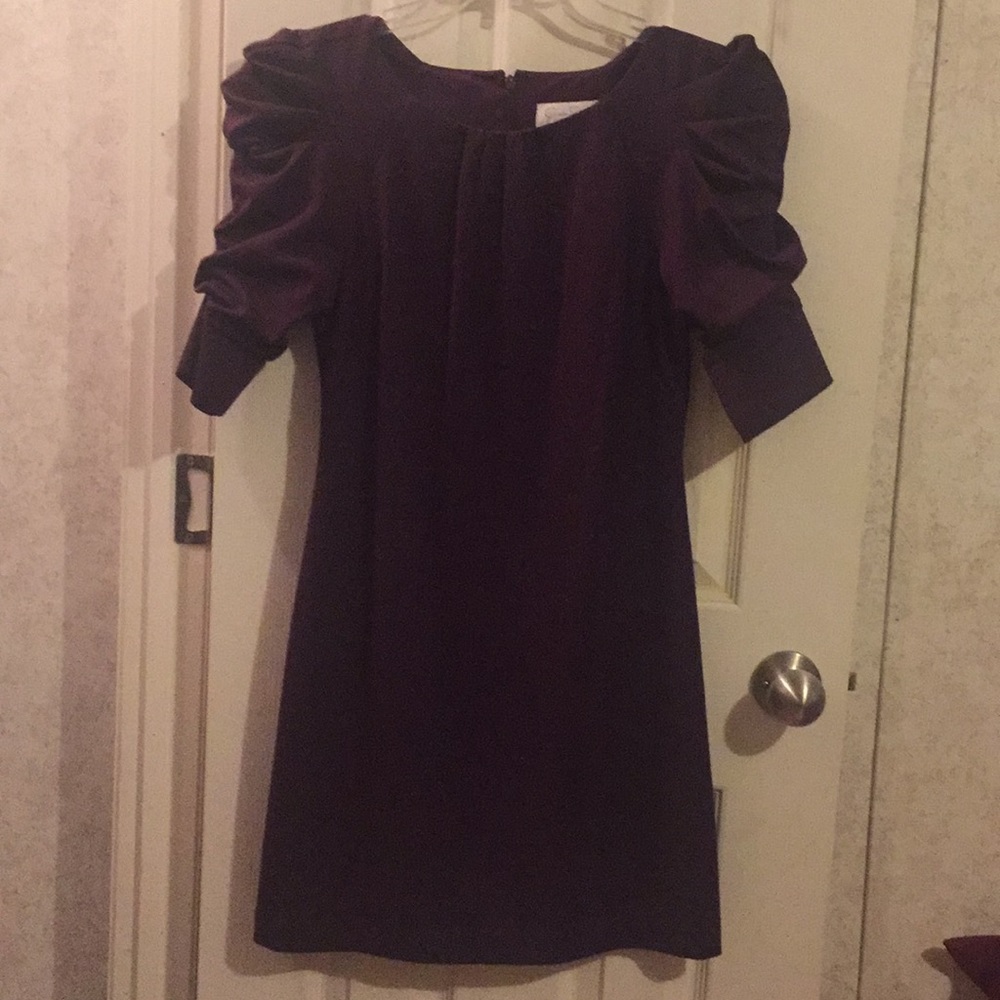 Dark purple dress